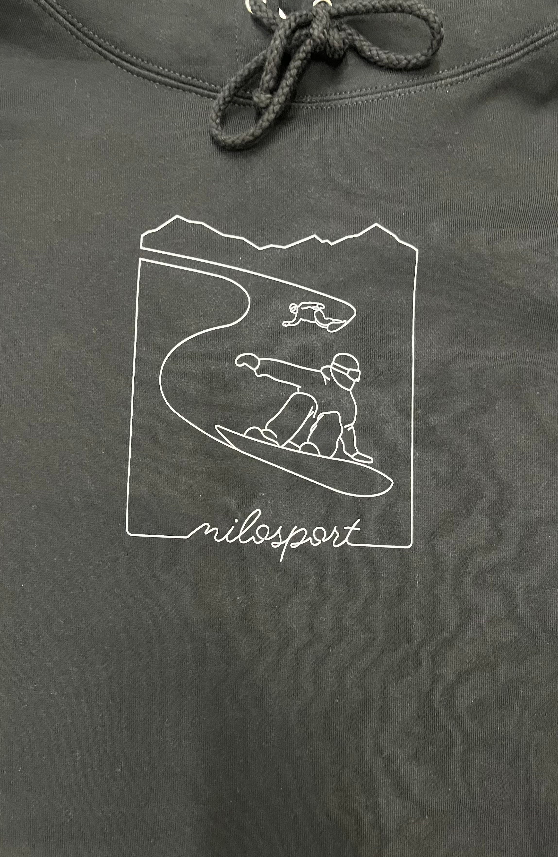 Milosport B Town Double Slash Hooded Sweatshirt - M I L O S P O R T
