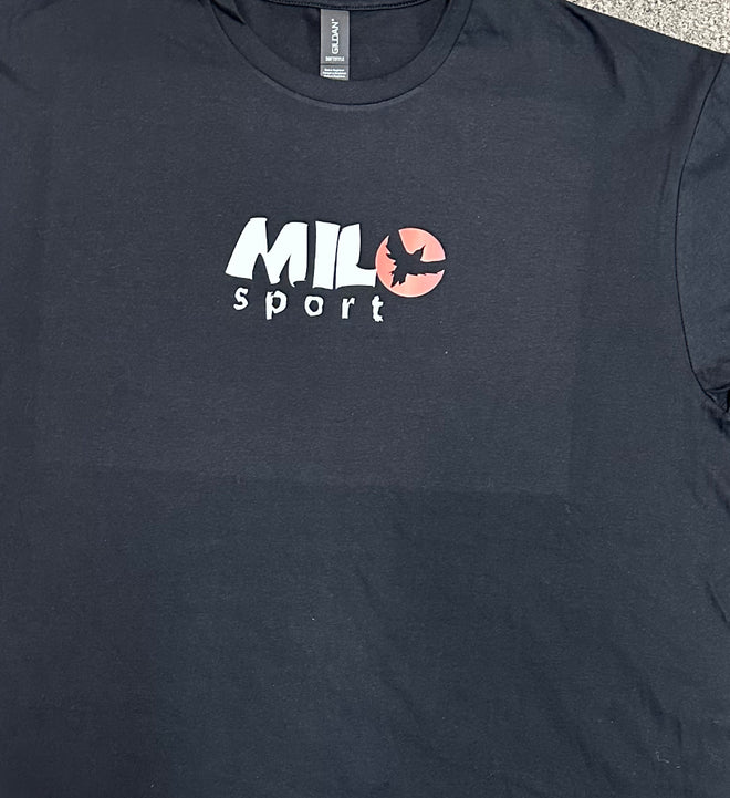 Milosport Decay Logo Long Sleeve T Shirt in Black - M I L O S P O R T