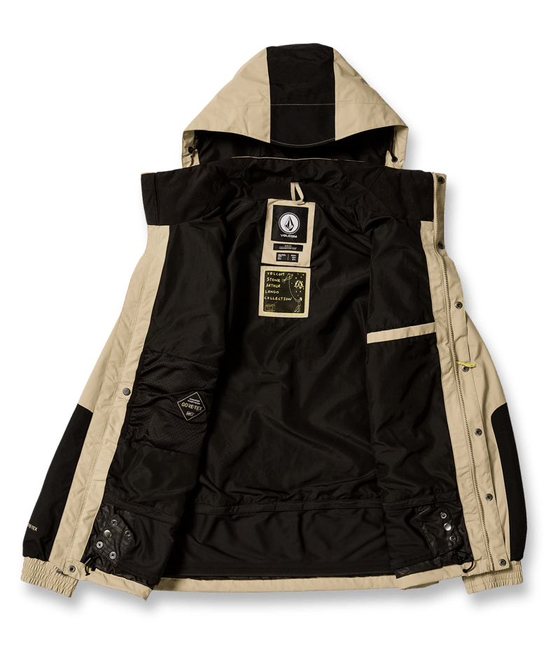 Volcom Longo Gore-Tex Snow Jacket in Khakiest 2024 - M I L O S P O R T