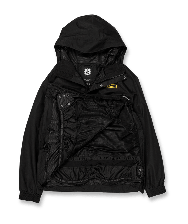 Volcom Longo Pullover Snow Jacket in Black 2024 - M I L O S P O R T
