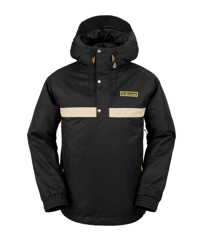 Volcom Longo Pullover Snow Jacket in Black 2024 - M I L O S P O R T