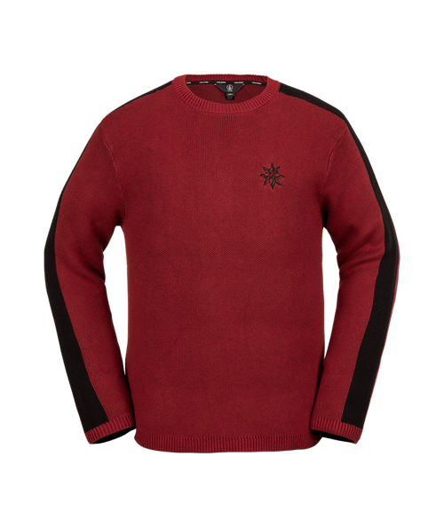 Volcom Ravelson Sweater in Maroon 2024 - M I L O S P O R T