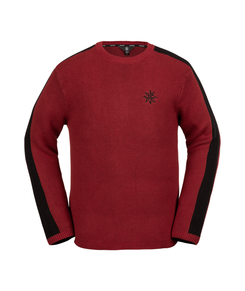 Volcom Ravelson Sweater in Maroon 2024