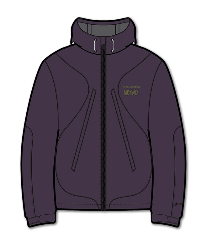 Volcom Feel Too Good Gore-Tex Snow Jacket in Purple 2024 - M I L O S P O R T