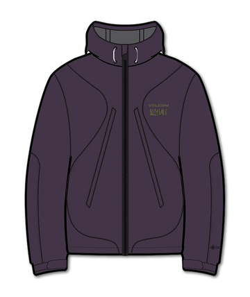 Volcom Feel Too Good Gore-Tex Snow Jacket in Purple 2024