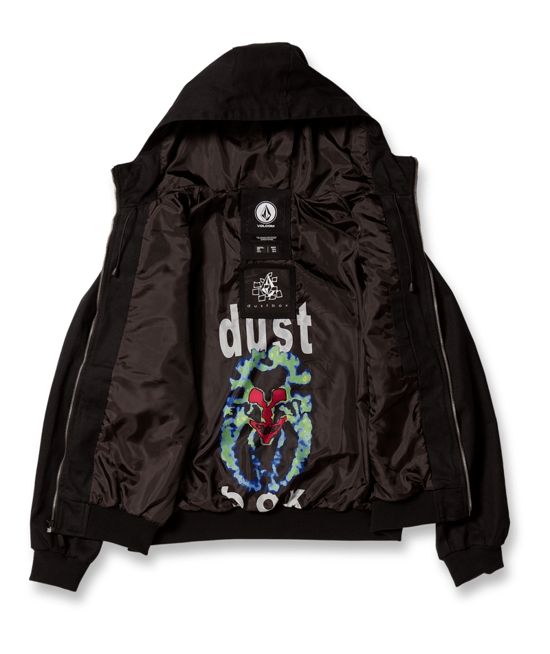 Volcom Dustbox Snow Jacket in Black 2024 - M I L O S P O R T