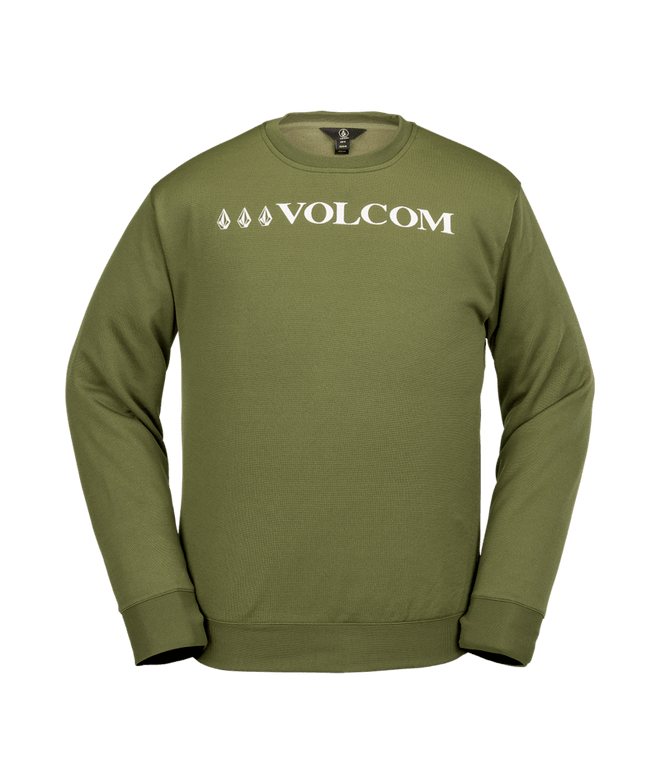 Volcom Core Hydro Crew Sweatshirt in Military 2024 - M I L O S P O R T