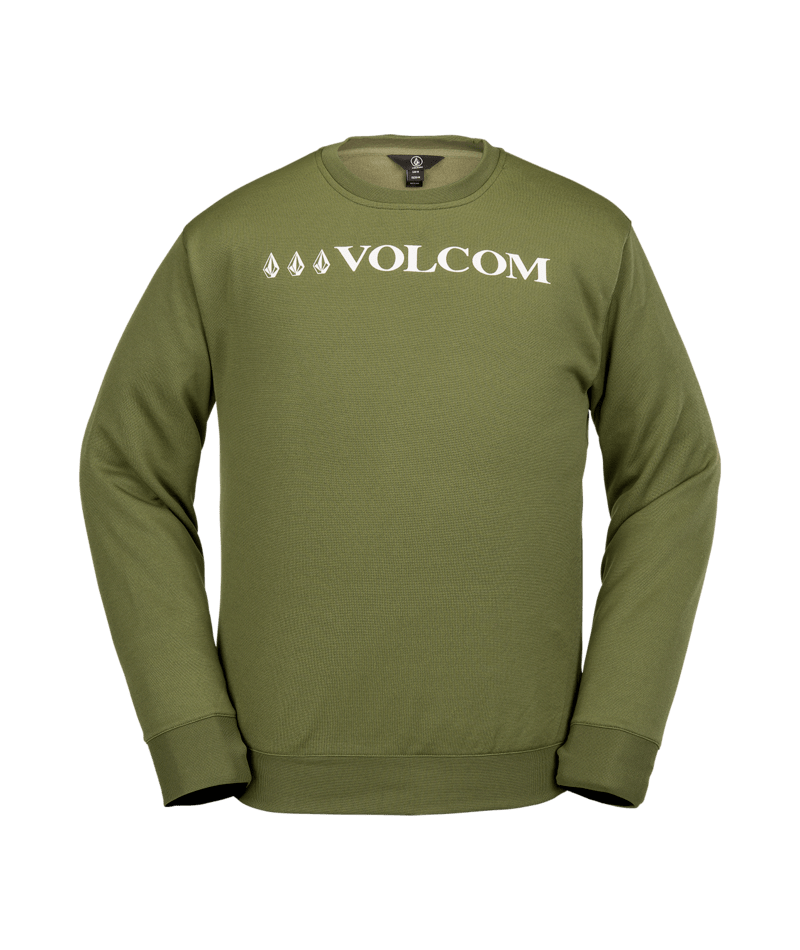 Volcom Core Hydro Crew Sweatshirt in Military 2024