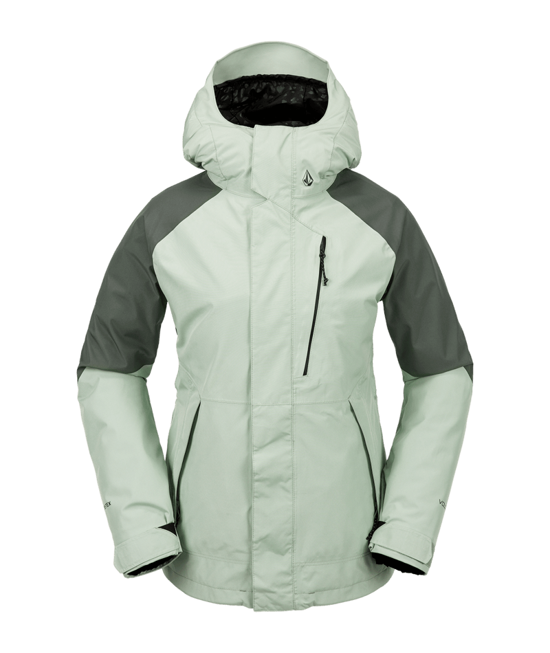 Volcom V.Co Aris Womens Insulated Gore Snow Jacket in Sage Frost 2024 - M I L O S P O R T