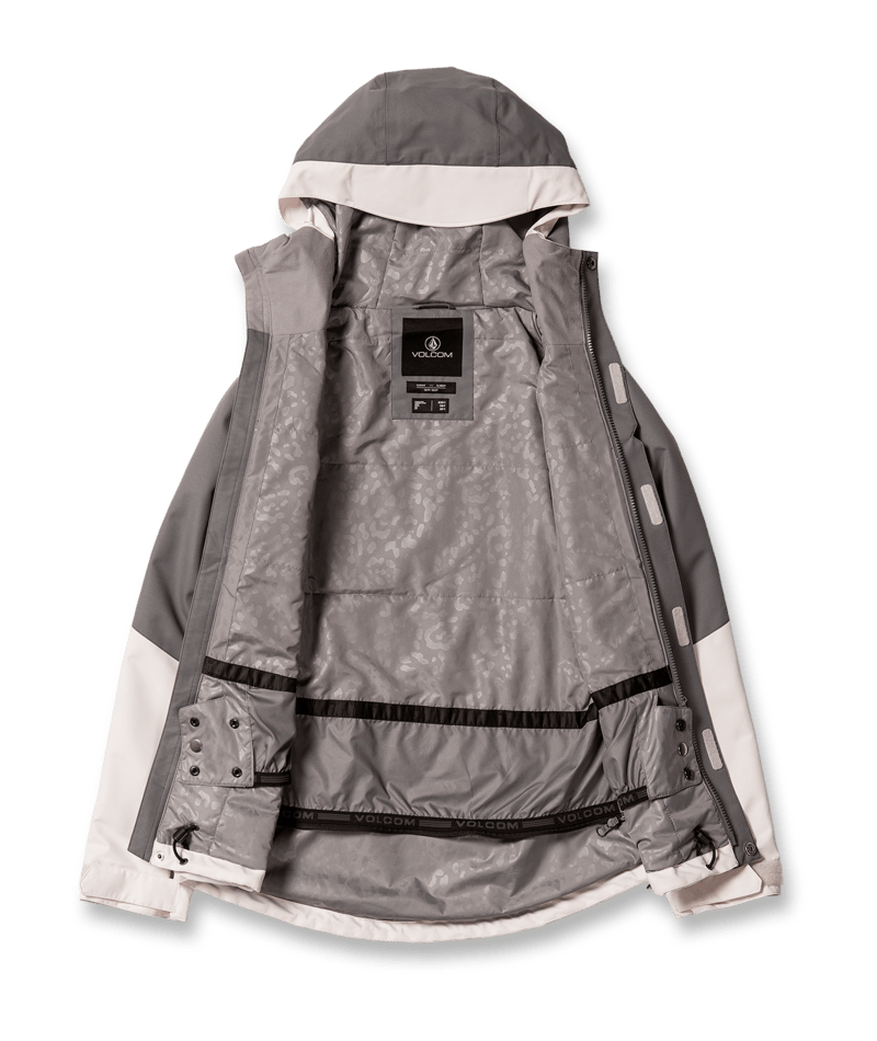 Volcom Bolt Womens Insulated Snow Jacket in Calcite 2024 - M I L O S P O R T