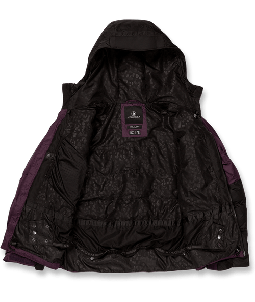 Volcom Puffleup Womens Snow Jacket in Blackberry 2024 - M I L O S P O R T