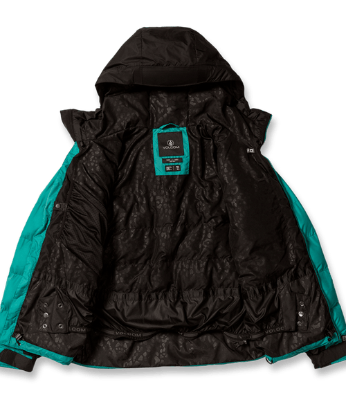 Volcom Puffleup Womens Snow Jacket in Vibrant Green 2024 - M I L O S P O R T