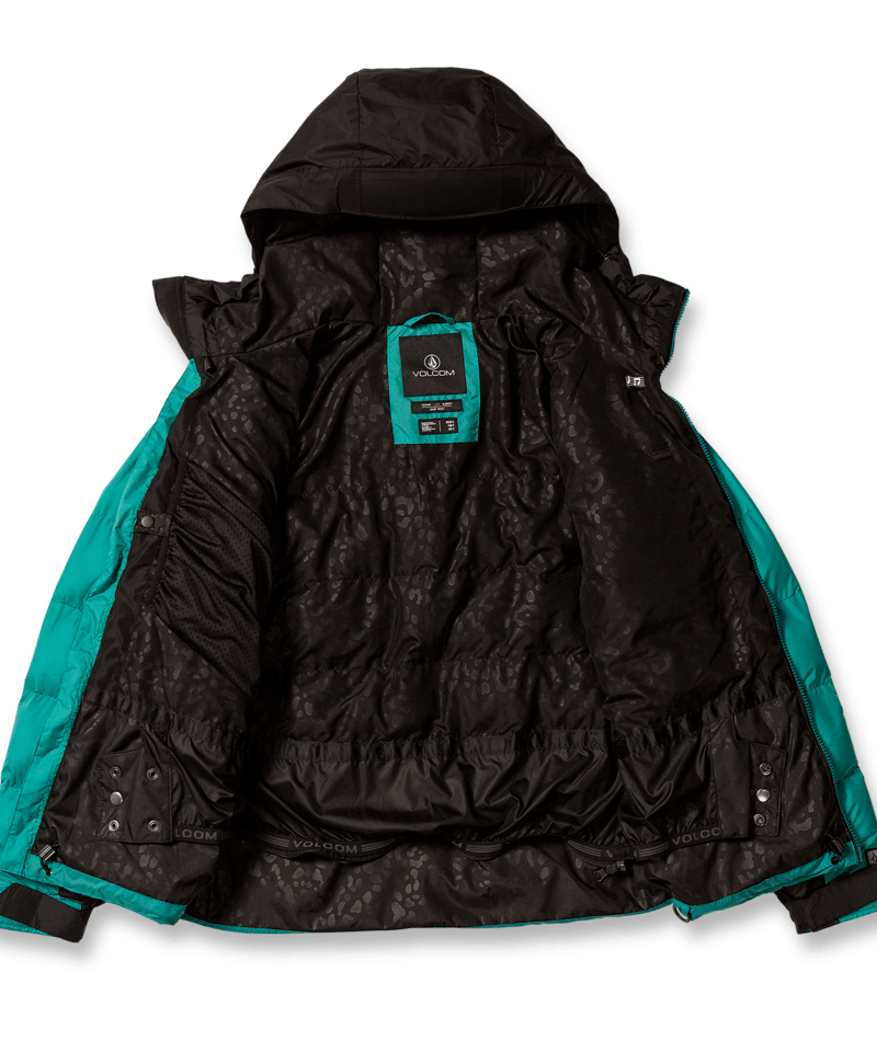 Volcom Puffleup Womens Snow Jacket in Vibrant Green 2024