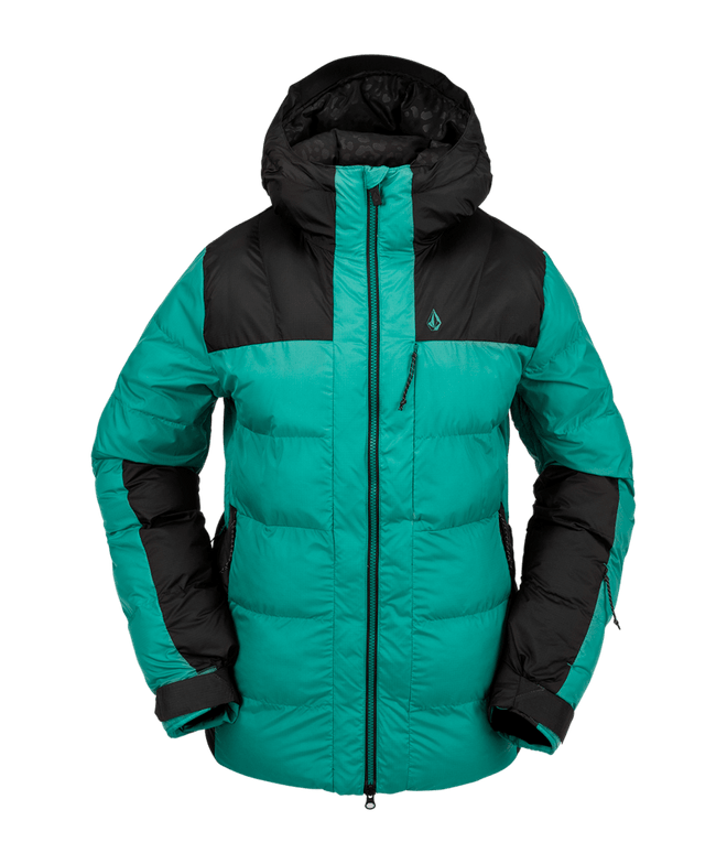 Volcom Puffleup Womens Snow Jacket in Vibrant Green 2024 - M I L O S P O R T