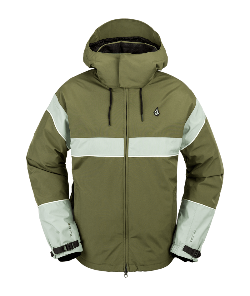 Volcom Melancon Womens Gore-Tex Snow Jacket in Military 2024 - M I L O S P O R T