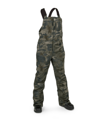 Volcom Swift Bib Womens Snow Pant in Cloudwash Camo 2024