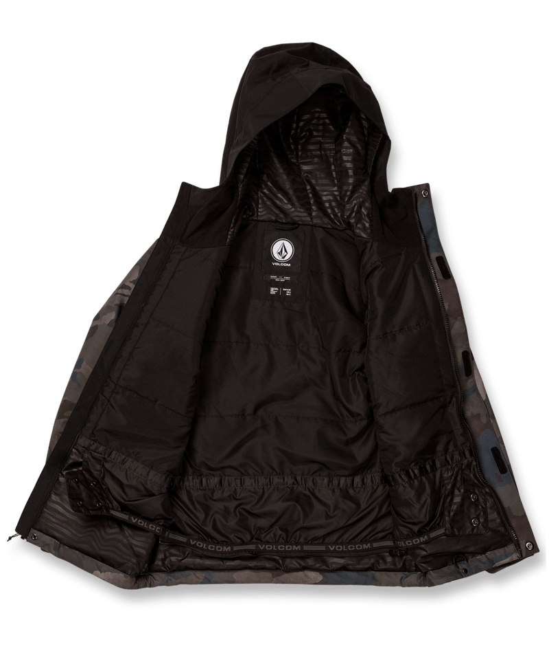 Volcom Stone 91 Insulated Kids Snow Jacket in Cloudwash Camo 2024