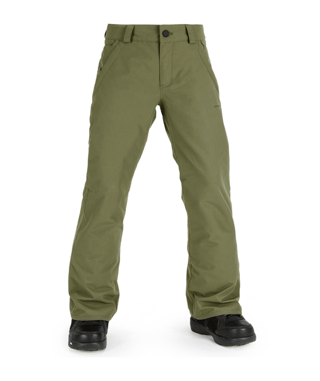 Volcom Freakin Chino Kids Insulated Snow Pant in Military 2024