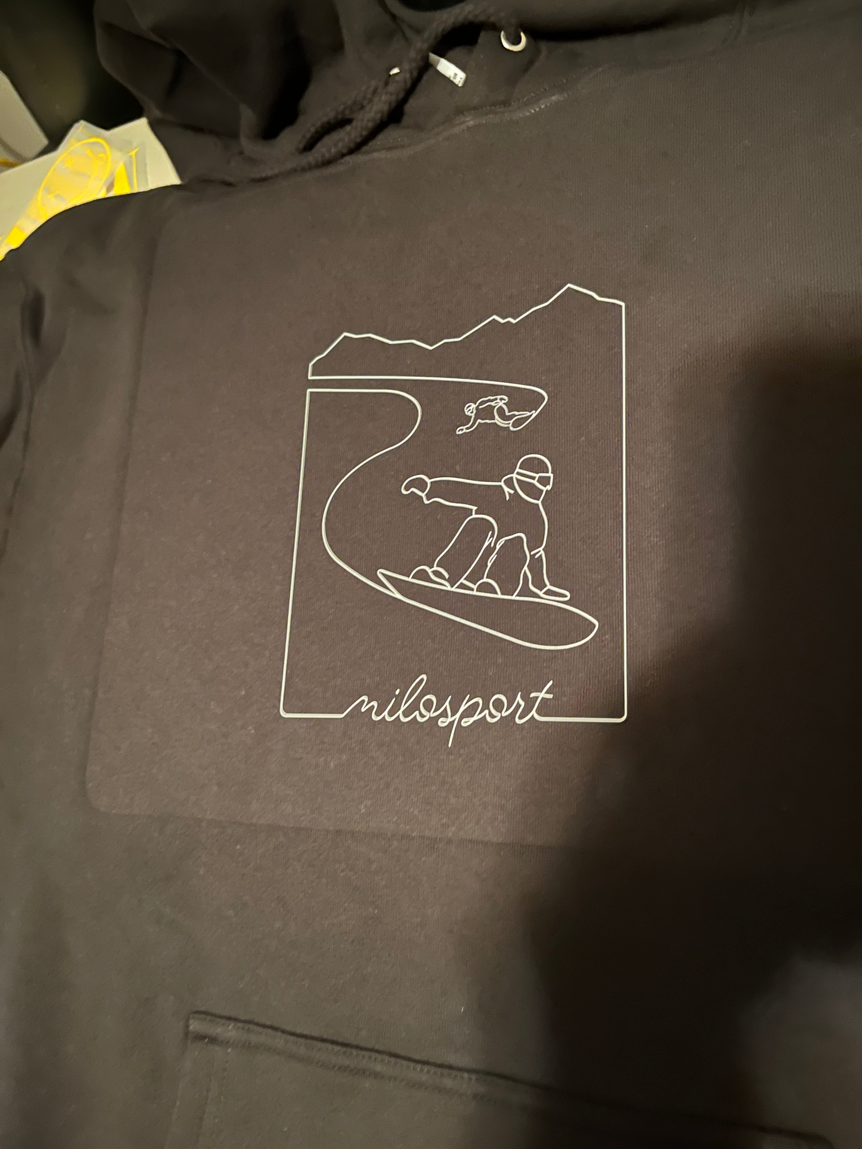 Milosport B Town Double Slash Hooded Sweatshirt - M I L O S P O R T
