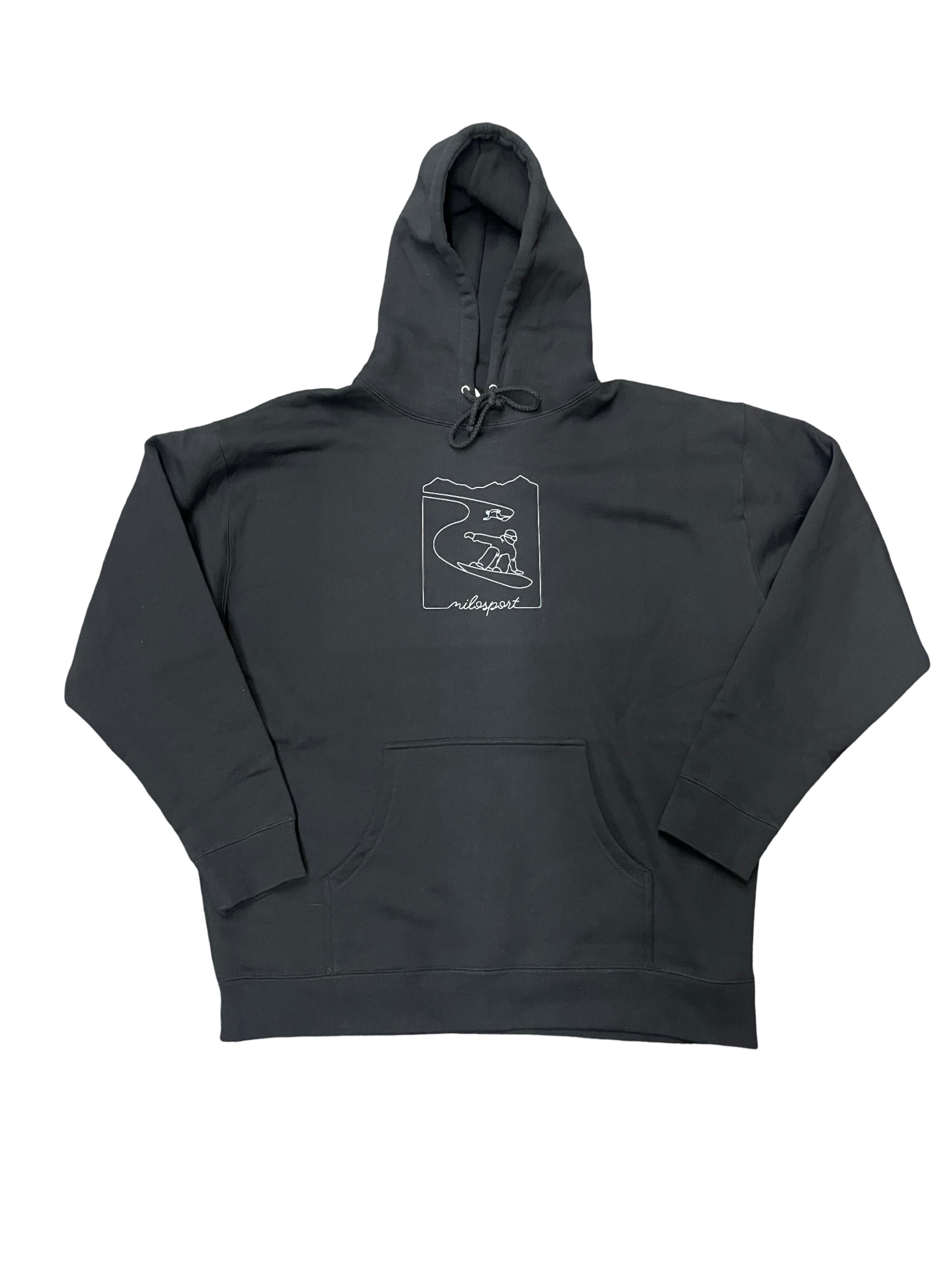 Milosport B Town Double Slash Hooded Sweatshirt - M I L O S P O R T