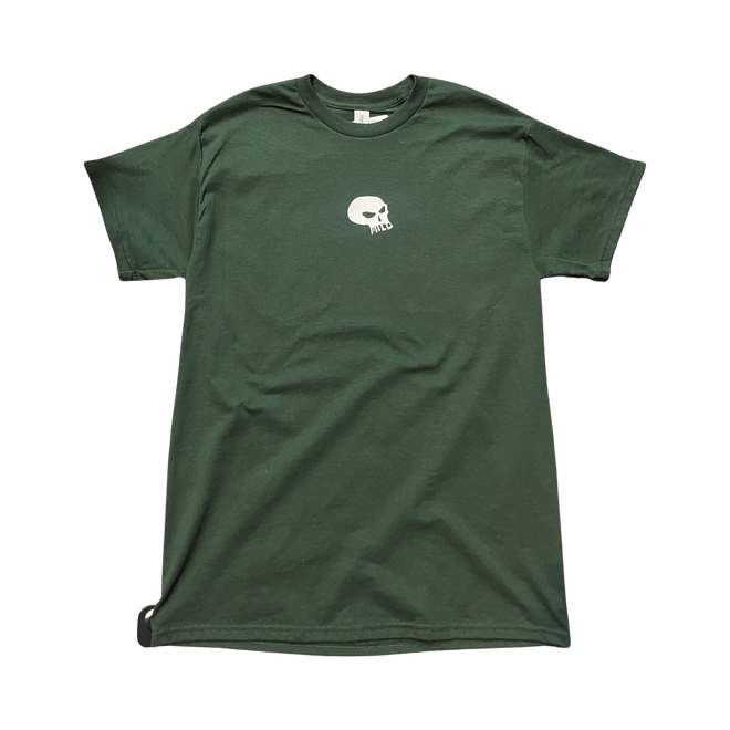 Milosport Mini Skull Tee Shirt in Green - M I L O S P O R T