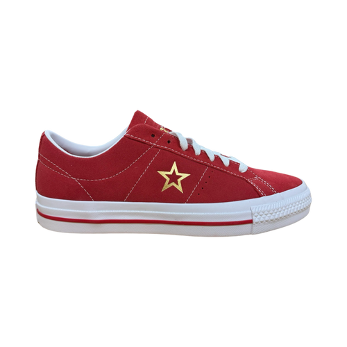Converse Cons One Star Pro Ox Shoe in Varsity Red White and Gold - M I L O S P O R T