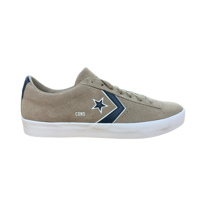 Converse PL Vulc Pro Ox Skate Shoe in Vintage Cargo White and Navy - M I L O S P O R T