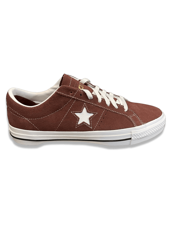 Converse One Star Academy Pro Ox Shoe in Pueblo Brown White and Black - M I L O S P O R T
