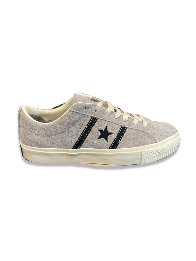 Converse One Star Academy Pro Ox Shoe in Totally Neutral Black and Egret - M I L O S P O R T