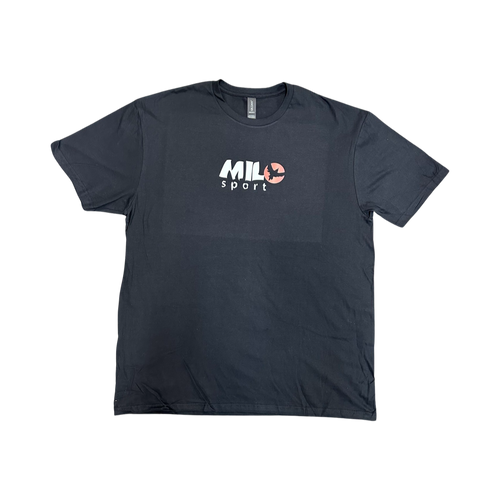 Milosport Decay Logo T Shirt in Black - M I L O S P O R T