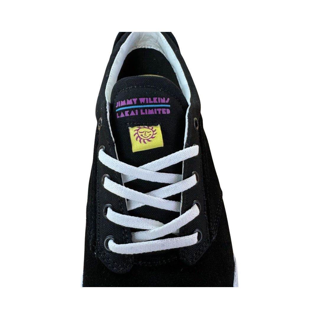Lakai Wilkins Skate Shoe in Black Suede - M I L O S P O R T