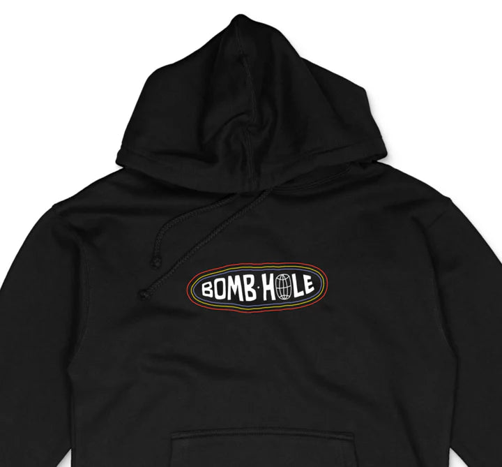 The Bomb Hole Rings Hoodie in Black - M I L O S P O R T
