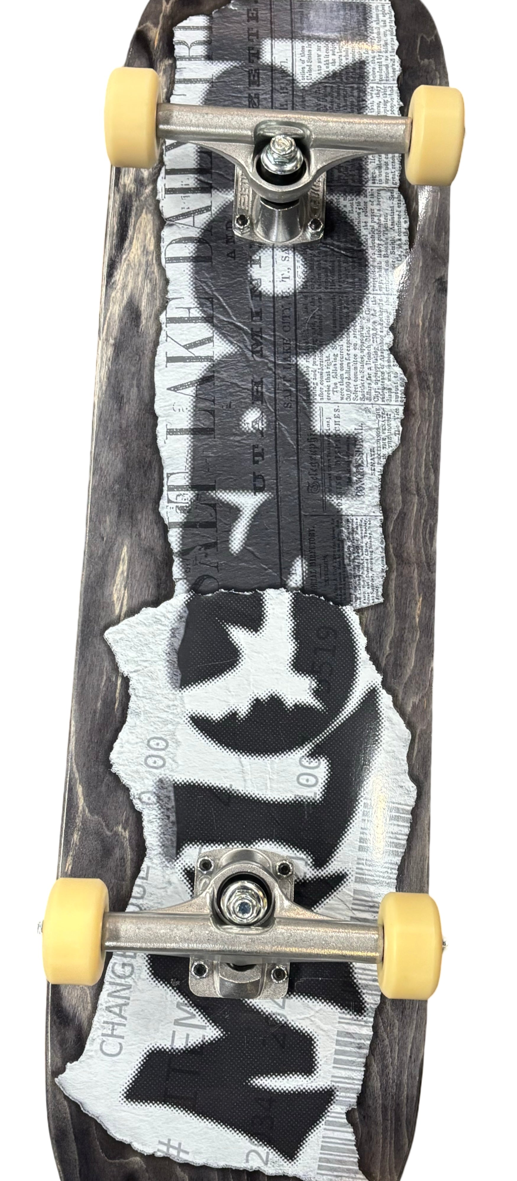 Milosport Ransom  Skateboard Complete w/ Bullet Trucks and Spitfire Wheels