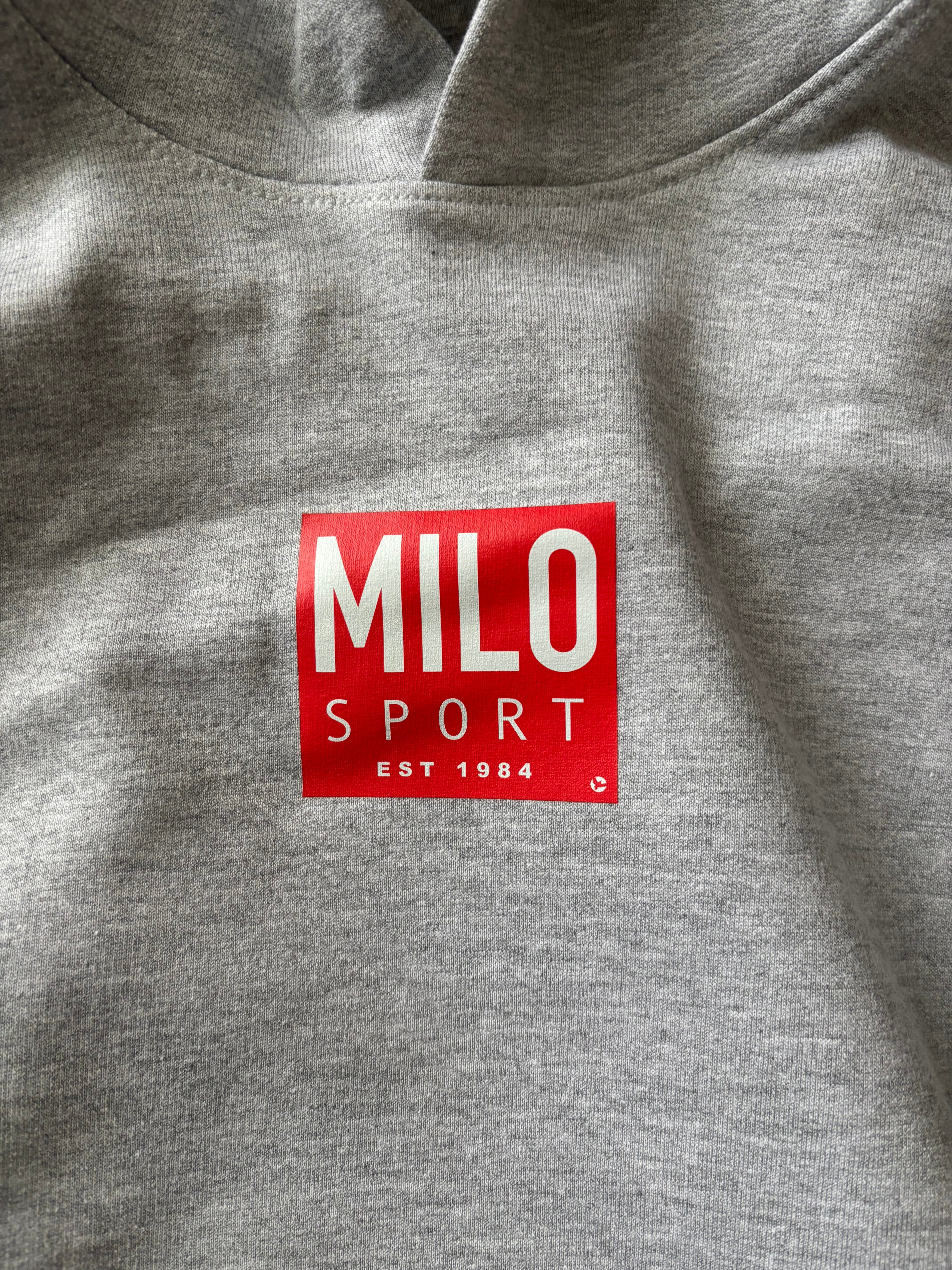 Milosport Box Logo Youth Hooded Sweatshirt