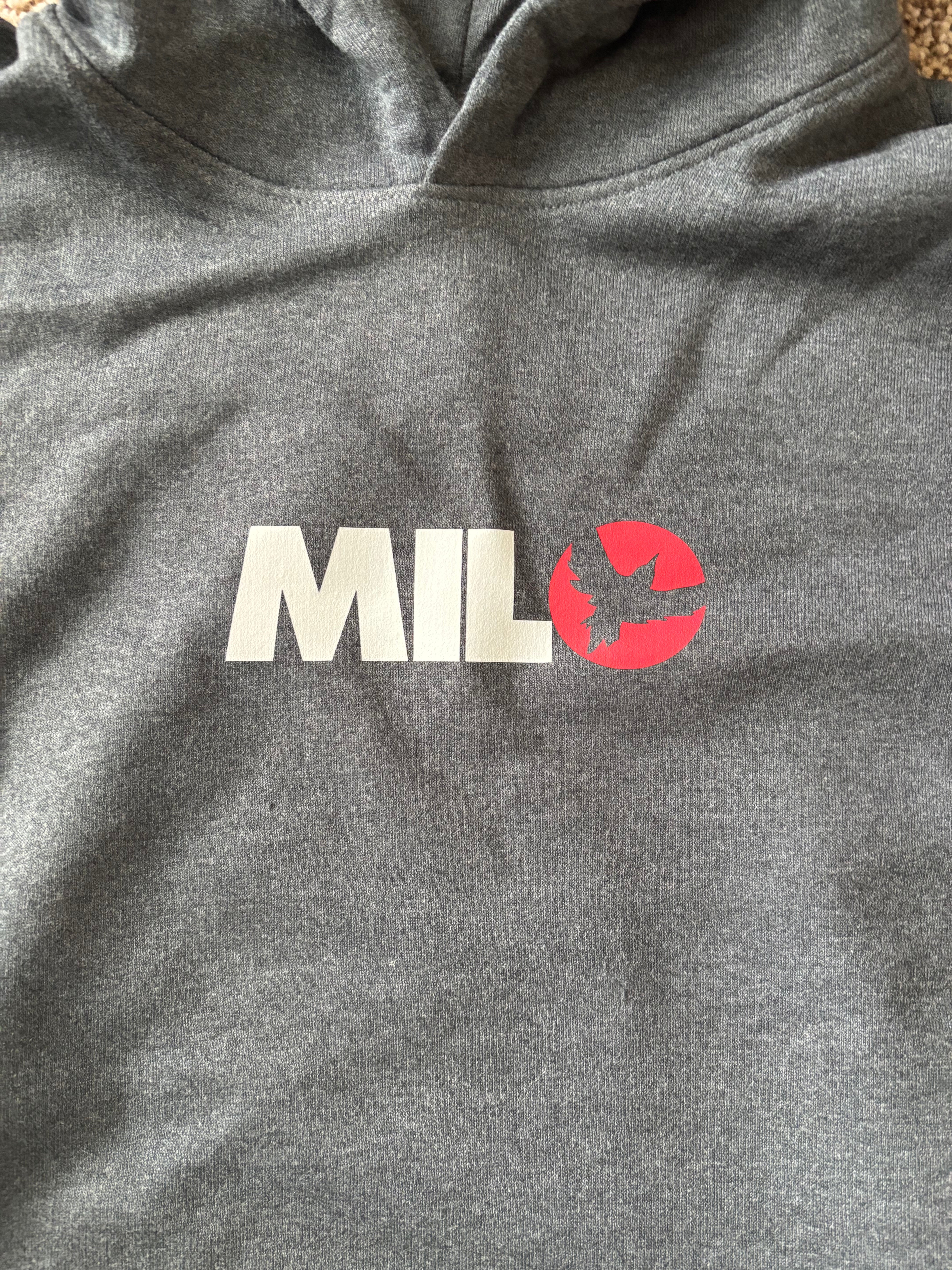 Milosport Classic Bird Logo Youth Hooded Sweatshirt