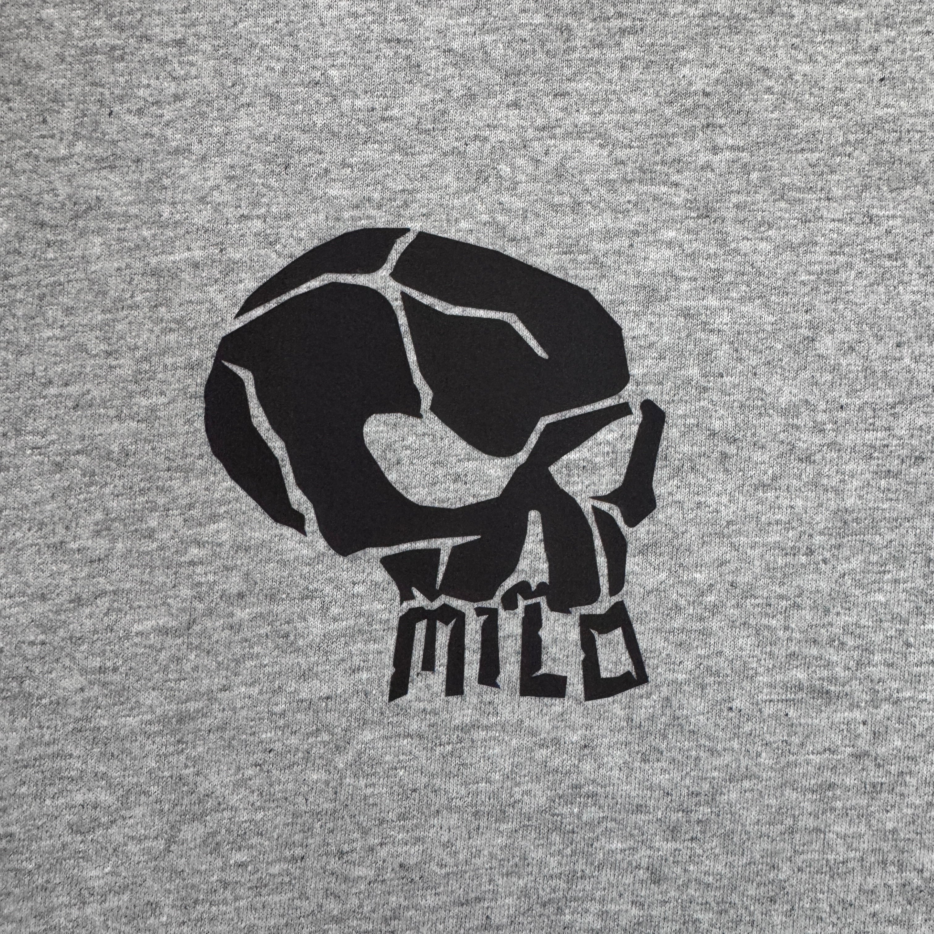Milosport Mini Skull Tee Shirt in Grey