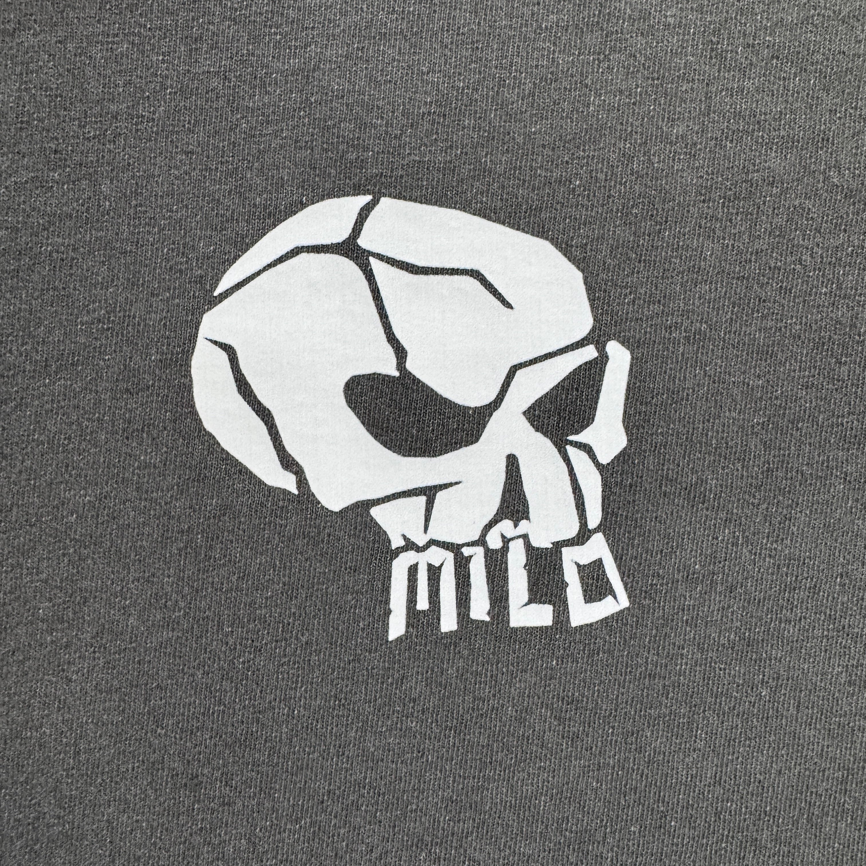 Milosport Ruff Washed Skull T Shirt