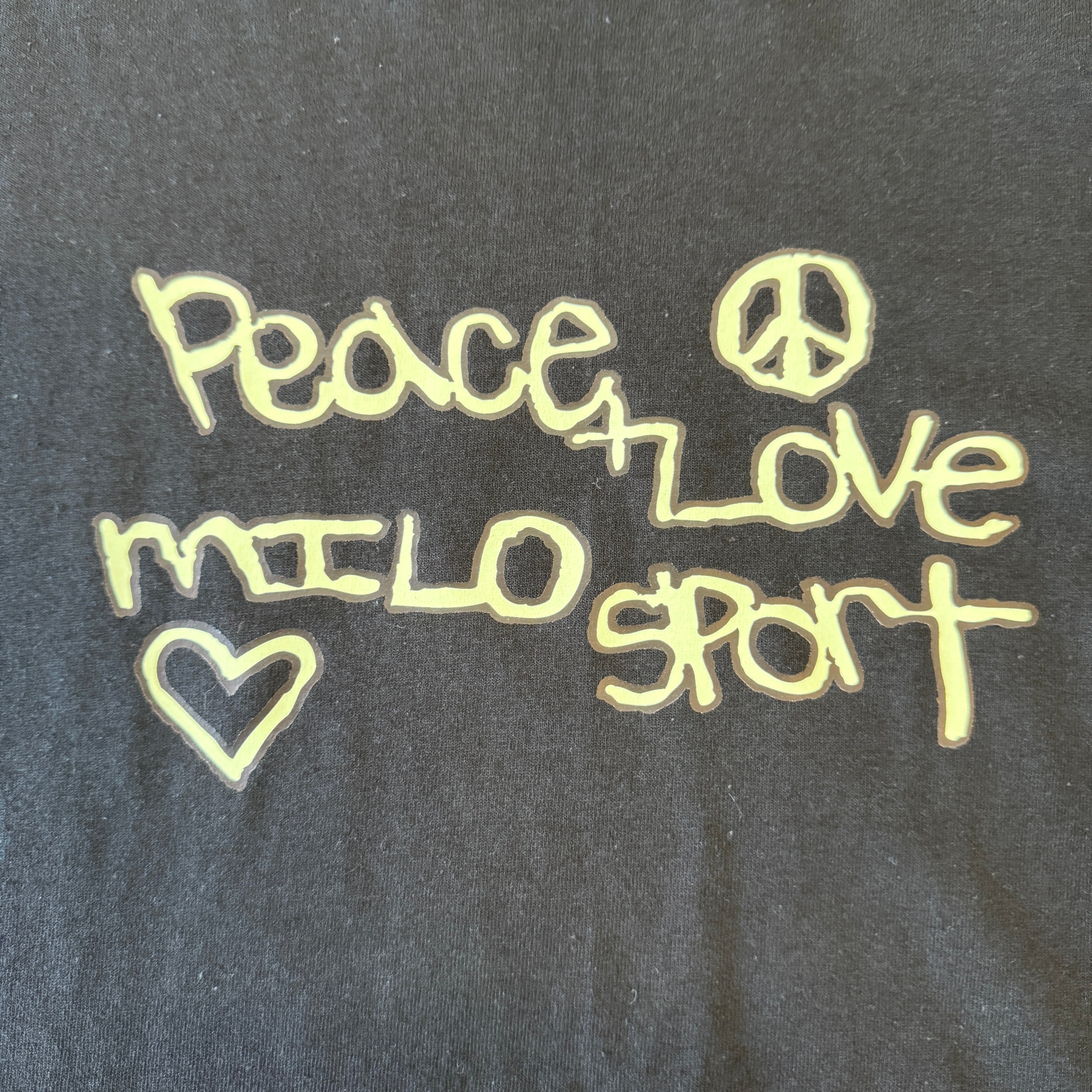 Milosport Peace & Love T-shirt in Black