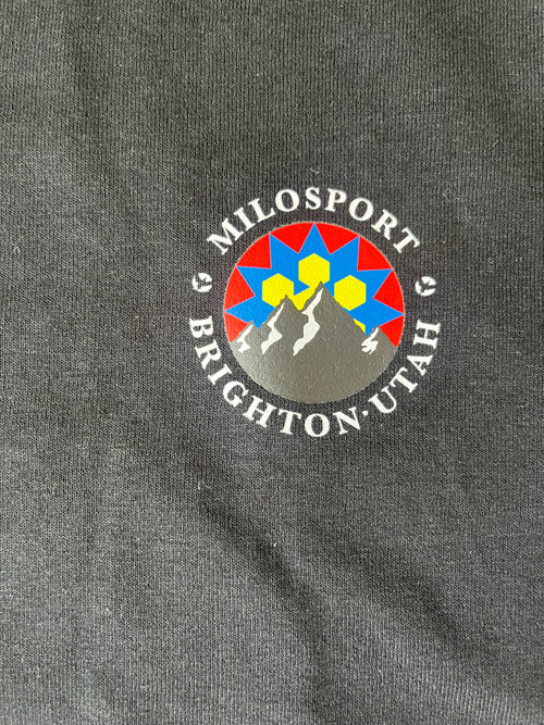 Milosport x Brighton Circle Tee Shirt in Black - M I L O S P O R T