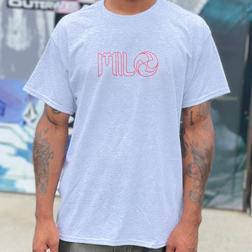 Milosport Ronin T Shirt in Heather Grey