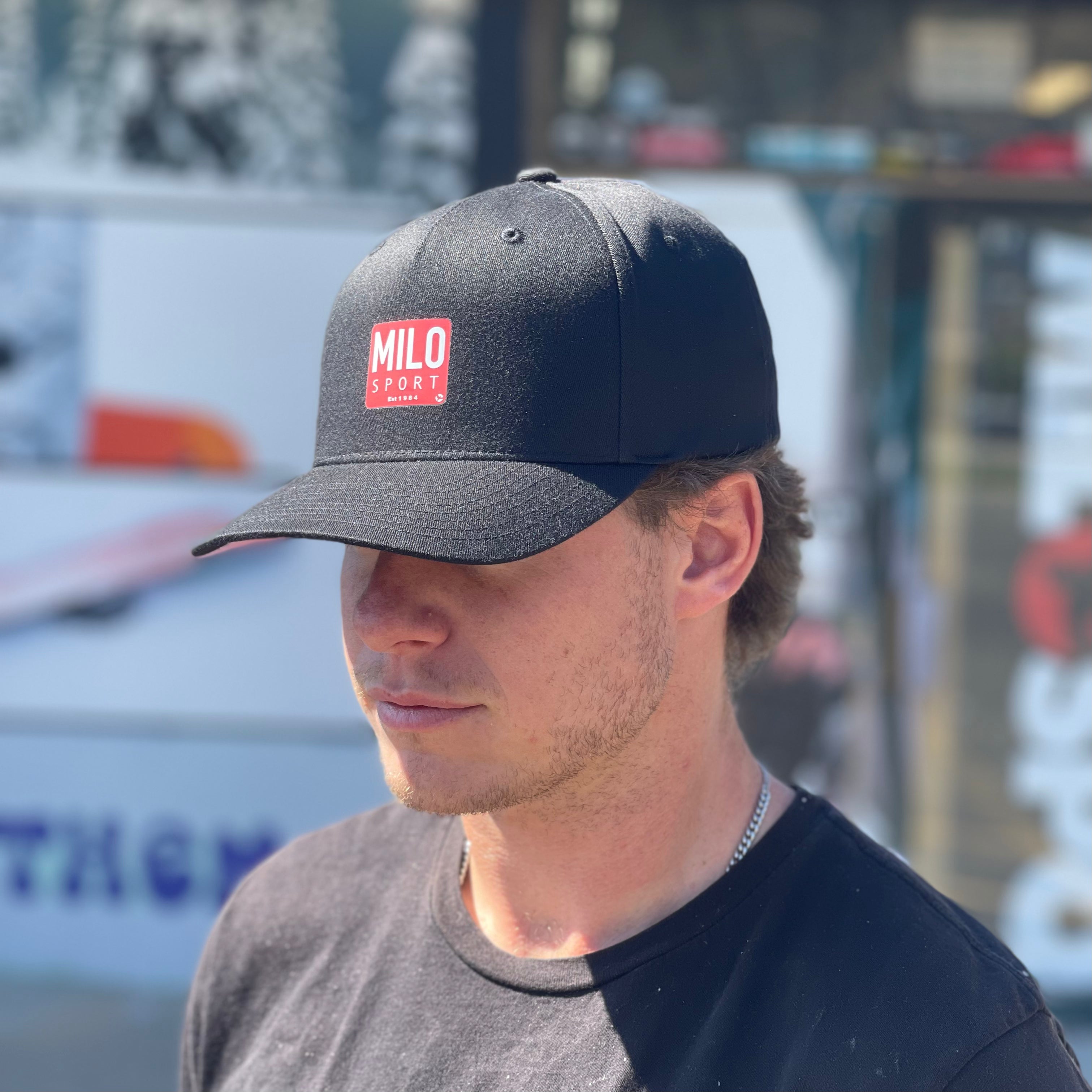 Milo Stack Logo Snapback Hat - M I L O S P O R T