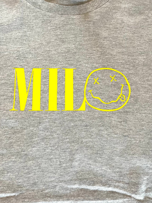 Milosport Nirvana Shirt in Grey and Yellow - M I L O S P O R T