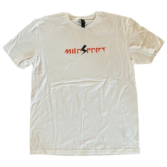 Milosport Metal S Shirt in White and Red - M I L O S P O R T