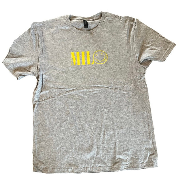 Milosport Nirvana Shirt in Grey and Yellow - M I L O S P O R T