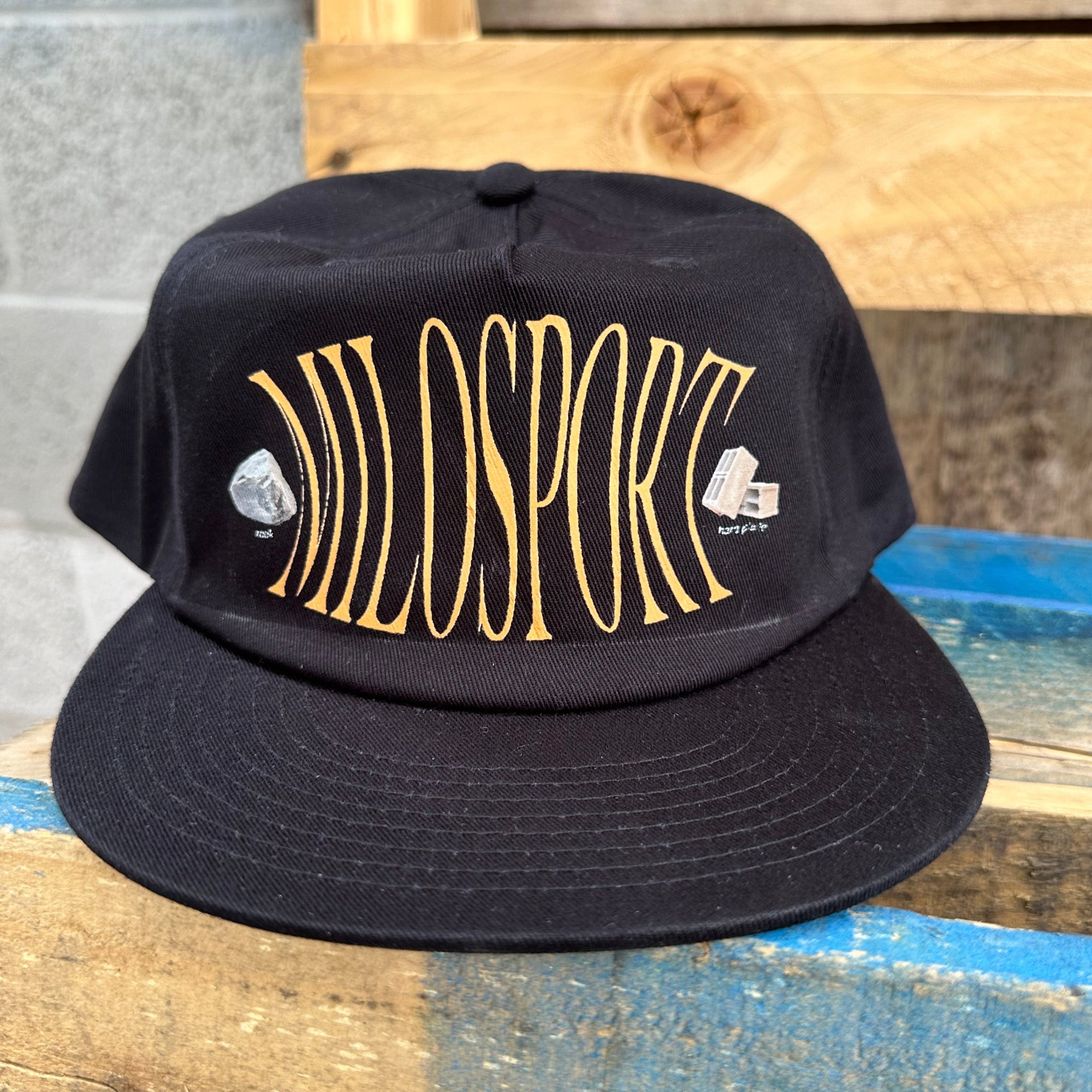 Milo Rock and Hard Place 6 Panel Snapback Hat