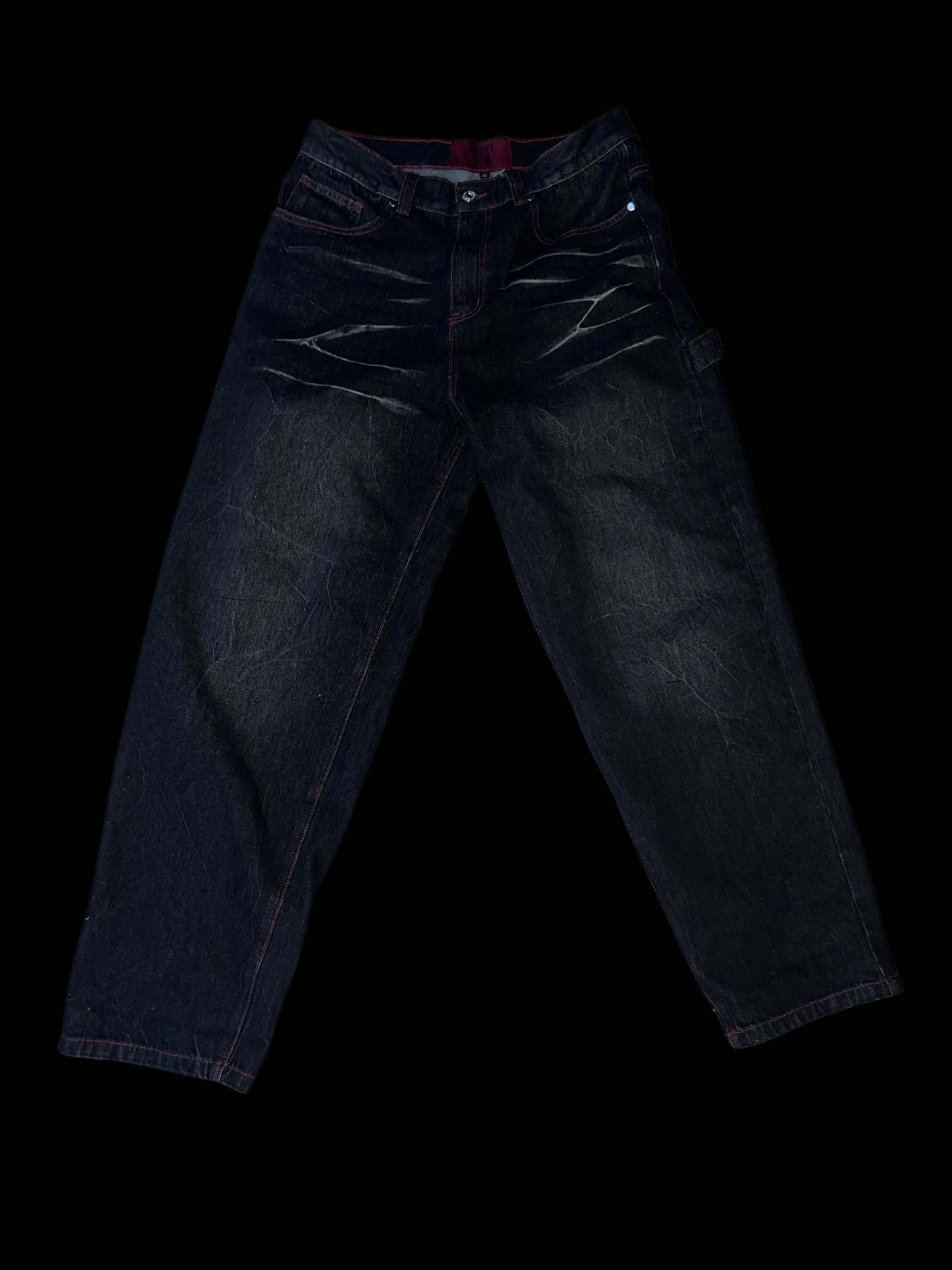 454 Buggy Jeans in Black - M I L O S P O R T