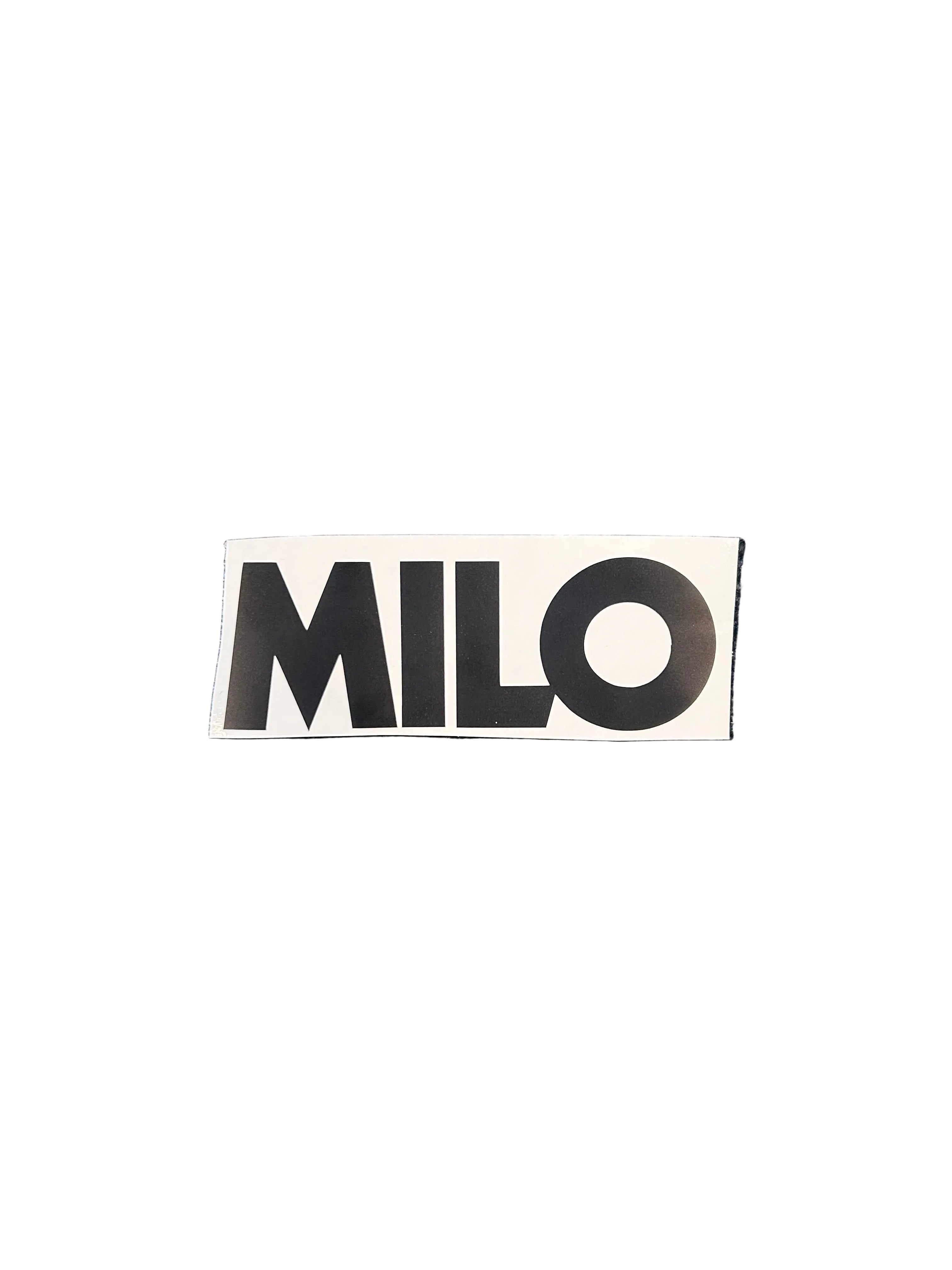 Milo Block Logo Die Cut Sticker