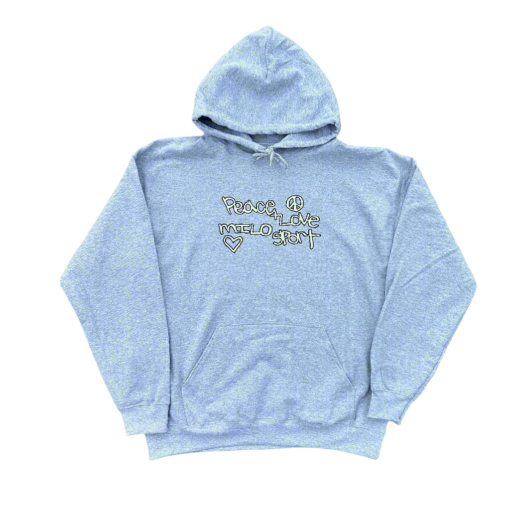 Milosport Peace & Love Hooded Sweatshirt - M I L O S P O R T