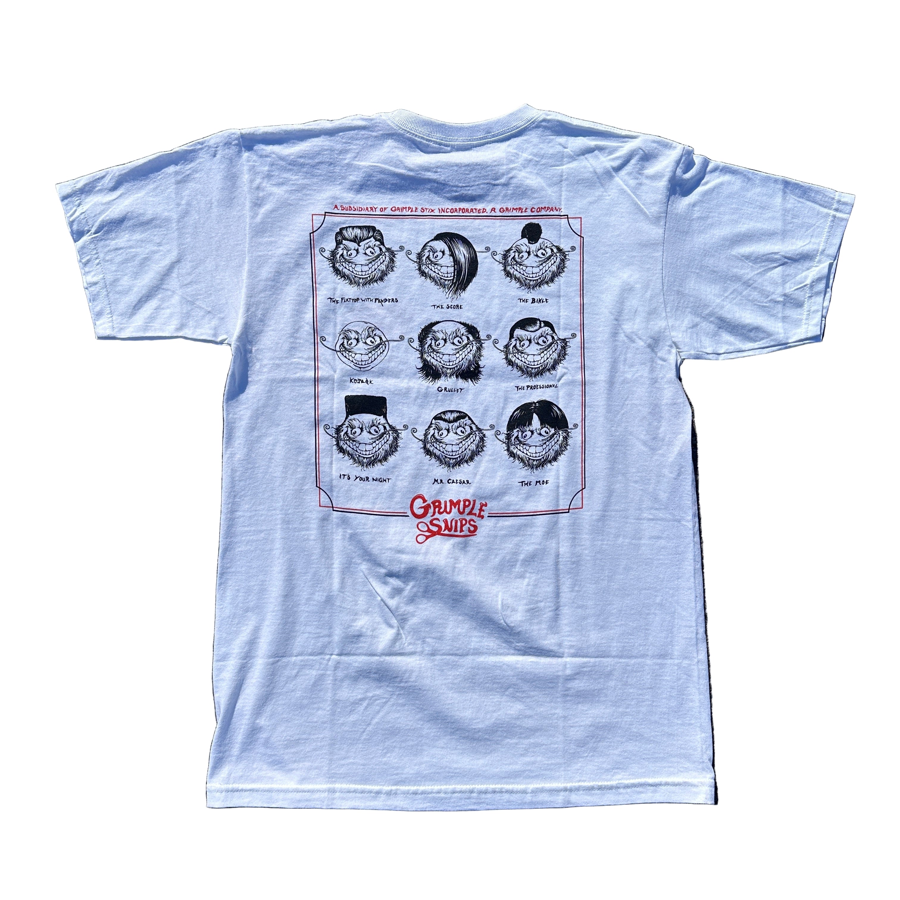 Antihero Grimplestix Grimple Snips Short Sleeve Tee in White - M I L O S P O R T