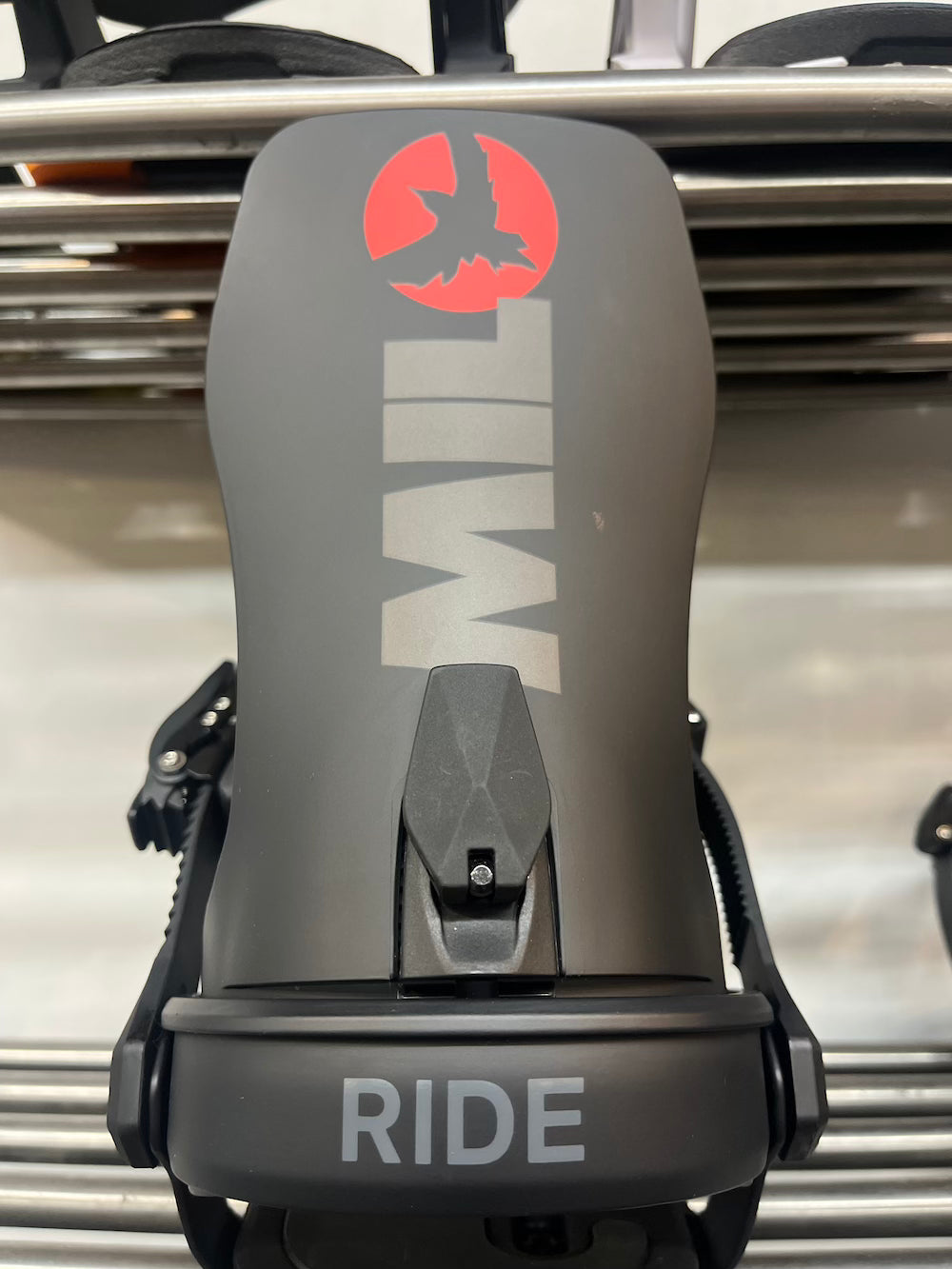Ride x Milo M-9 Snowboard Binding in Black 2025 - M I L O S P O R T
